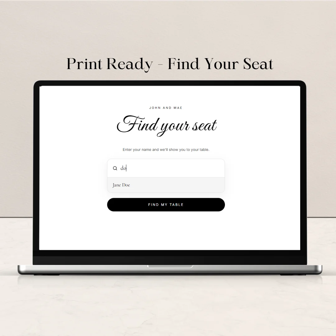 Find Your Seats and Prompts — photo 2